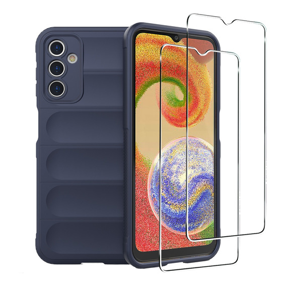 Rudo Uso Funda Silicona Carcasa Case For Samsung + 2 Mica