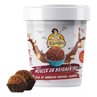 Pasta De Amendoim Mousse Brigadeiro 1kg Zero Açucar/glúten