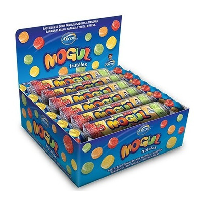 Gomita Mogul Frutal Y/o Acida Caja X 12 U, Piñatas, Golosina