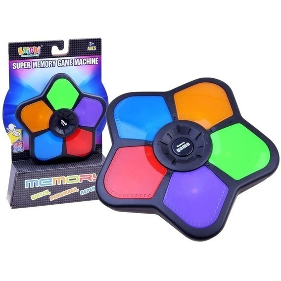 Juego Simón Dice Estrella 5 Colores Memoria Luces