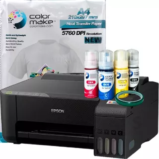 Impresora Epson L1250 Sublimacion + Papel + Tinta Colormake