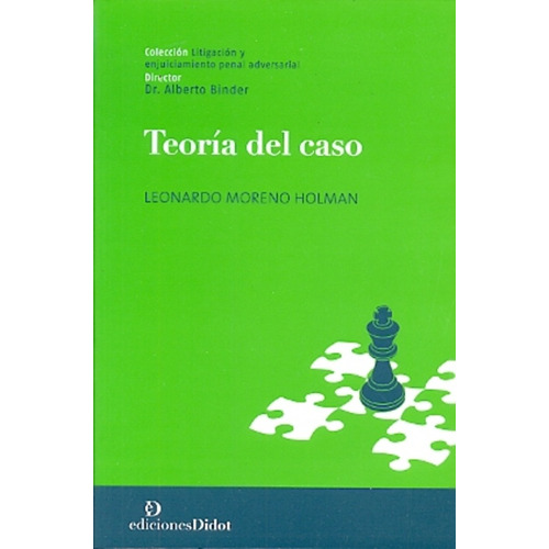 Teoria Del Caso, De Moreno Holman Leonardo. Serie N/a, Vol. Volumen Unico. Editorial Ediciones Didot, Tapa Blanda, Edición 1 En Español, 2012