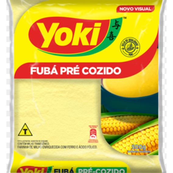 Fubá Pré Cozido Yoki  Brasil. Excelente!!!  Flocão Tapioca
