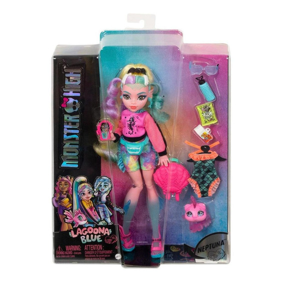 Monster High Muñeca Lagoona 27 Cm Accesorios 2022