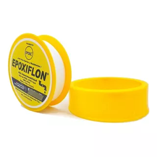 Teflon Profesional Amarillo Grande Epoxil 15m 19mm 100% Ptfe