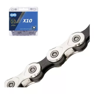 Corrente Ciclismo Speed Kmc X10 116 Elos Power Link 559r 10v