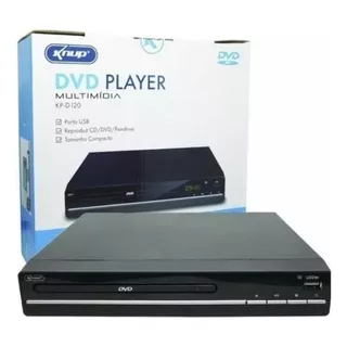 Dvd Player Multimídia Kp-d120 Knup Entrada Usb Ripping Mp3 