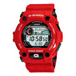 Relógio Casio G-shock Rescue Masculino G-7900a-4dr Cor da correia Vermelho Cor do bisel Vermelho Cor do fundo Digital