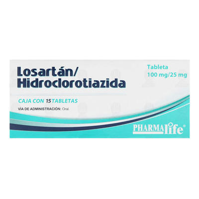 Pharmalife Losartán Hidroclorotiazida (100 Mg / 25 Mg)