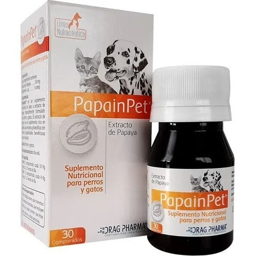 Papainpet Suplemento Perros y Gatos 30 Comprimidos