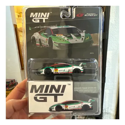 Mini Gt Lamborghini Huracan 2023 Super Gt Series #689 Cor de