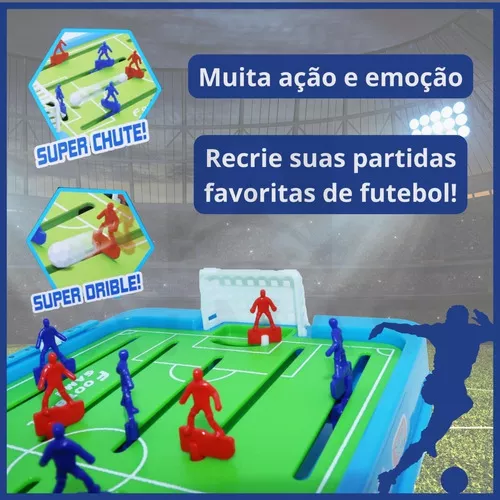 Mini Jogo Futebol De Mesa Portátil Arena Infantil Gol A Gol