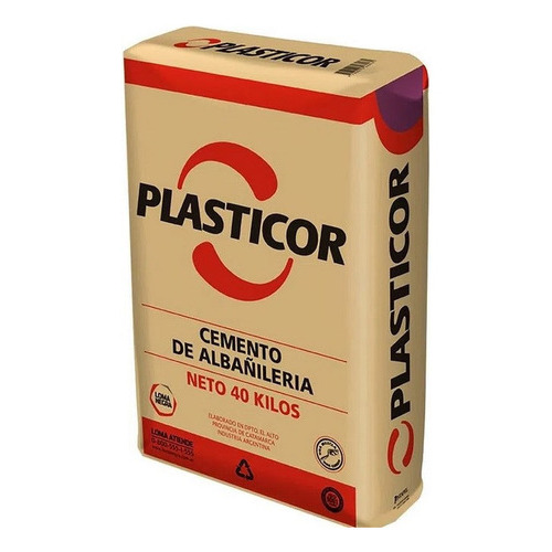 Plasticor Cemento De Albañilería De Loma Negra X 40 Kilos