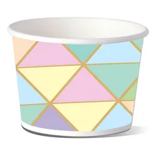 Pote Papel 360ml Descartável Ecológico Personalizado C/100
