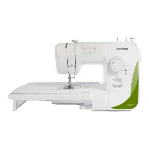Máquina de coser recta Brother FB1757T portable blanca y verde 110V - 127V