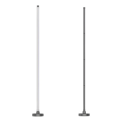 Lampara Velador De Pie Led Smart Ldp20-rgb-t Esquinero Tbcin Negro