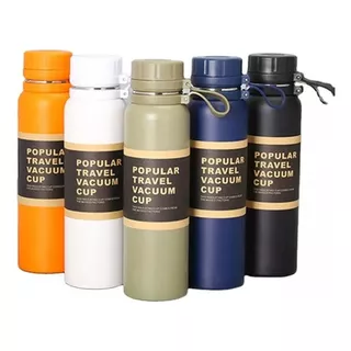 Termo De Acero Inoxidable Popular Travel 650 Ml Con Filtro