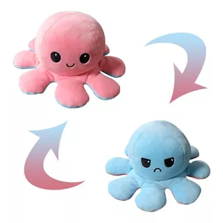 Peluche De Pulpo Reversible Happy Feelings