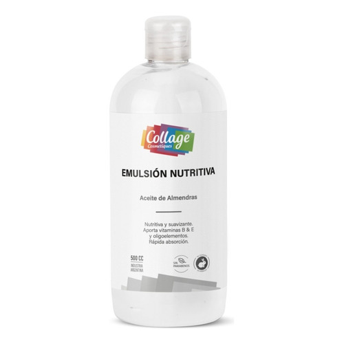  Emulsion Nutritiva Aceite Almendras Collage X 500 Ml