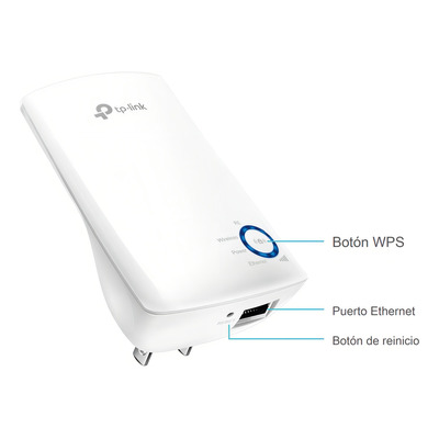 Repetidor De Wifi Tp-link Ti-wa850re, 300 Mbps, Wi-fi, Color Blanco, 110 V/220 V