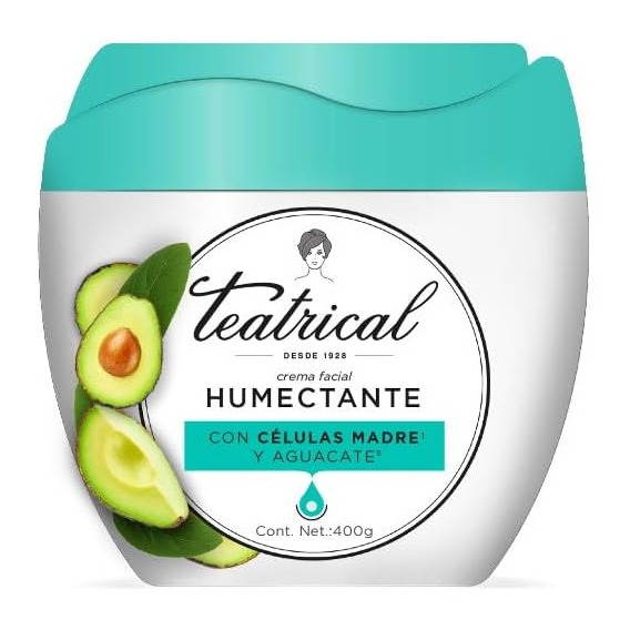 Crema Humectante Facial Teatrical Regeneración 400 Gramos