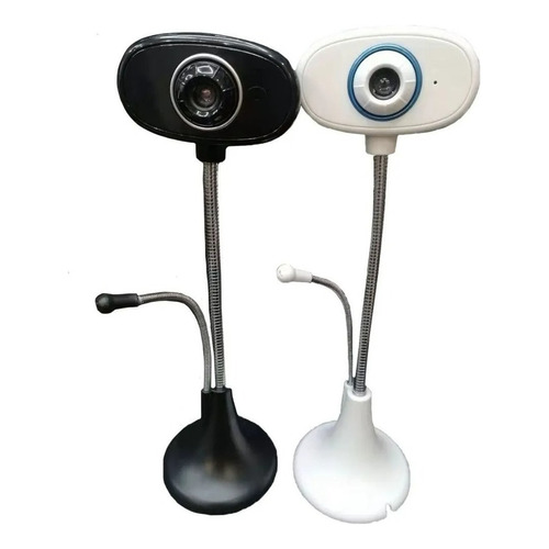 Camara Webcam Usb Videoconferencia Con Micrófono Teletrabajo Color Negro - 240095