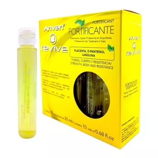 Anven Ampolleta Fortificante Cabello Mas Fuerte Y Resistente