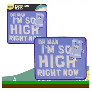 Mouse Pad Gamer Geek Industry South Park De Goma M 20cm X 24cm X 0.3cm Toallín Im So High / Towelie / Geek Industry