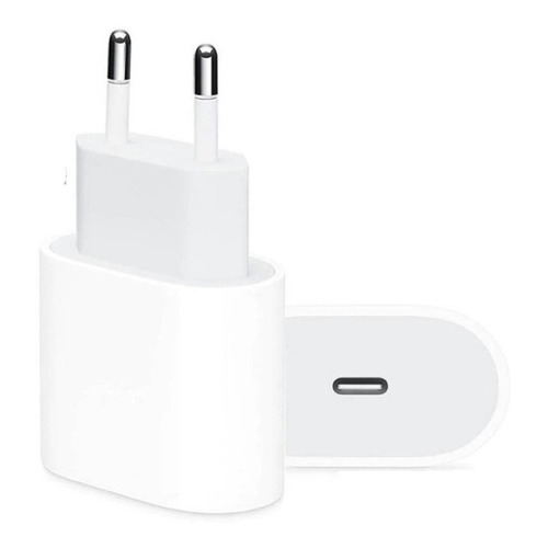 Cargador Adaptador De Pared Usb-c Carga Rápida 18w Color Blanco