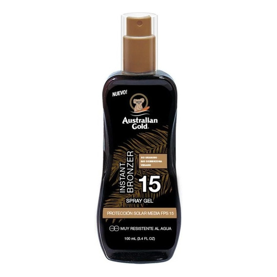 Bronceador Instant Bronzer Fps 15 | Australian Gold 100 Ml