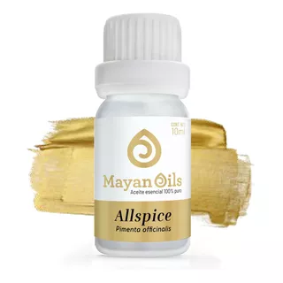 Mayan Oils Aceite Esencial All Spice 100 Puro Natural 10 Ml