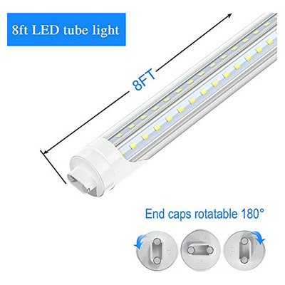 Led Tubos 8ft 72w (12 Unid) Giro V, 5000k, 720