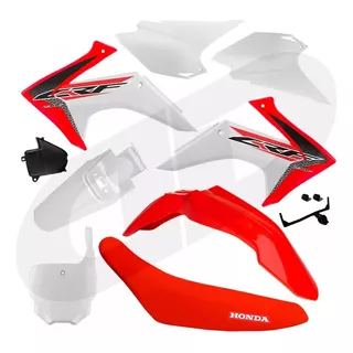 Kit Roupa Crf 230 Crf230f Pro Tork 2012 - Plate + Capa Solid