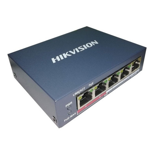 Switch Poe 4 Port 10/100m Hikvision 