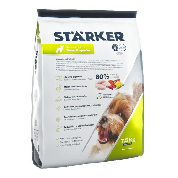 Alimento Balanceado Starker Dog Raza Pequeña X7.5kg Pet Beto