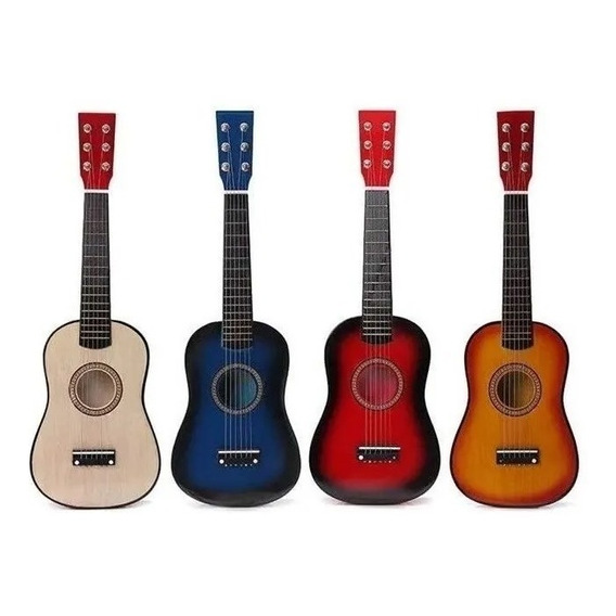 Guitarra Para Niños De Madera 25 Pulgadas Incluye Pua Musica