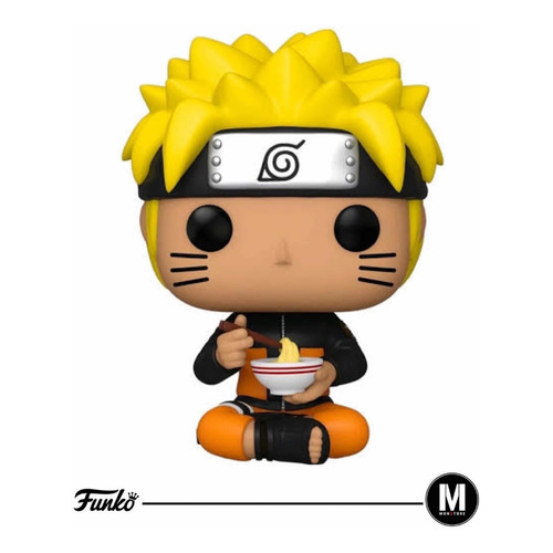Figura de acción  Funko Naruto Shippuden Naruto W/noodles 50344 de Funko Pop! Animation
