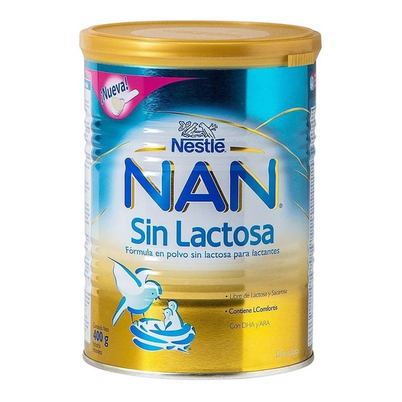 Leche  En Polvo Nestlé Nan Sin Lactosa En Lata  400g