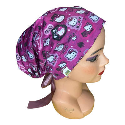 Gorro Médico Quirúrgico De Mujer Estampado Hello Kitty