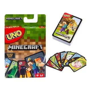 Jogo Cartas Mattel Uno Minecraft