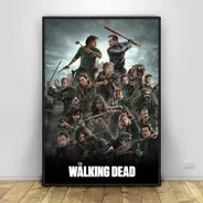  Cuadros-the Walking Dead ,decorativo,95x60cm-16k Resolución