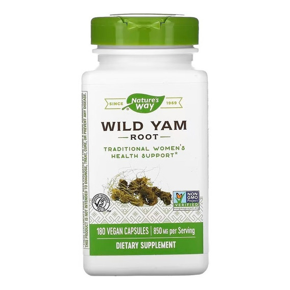 Nature's Way Raíz De Ñame Silvestre Wild Yam 425 Mg X 180c