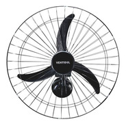 Ventilador De Parede Ventisol New New Preto Com 3 Pás Cor  Preto De  Plástico, 50 cm De Diâmetro 220 v