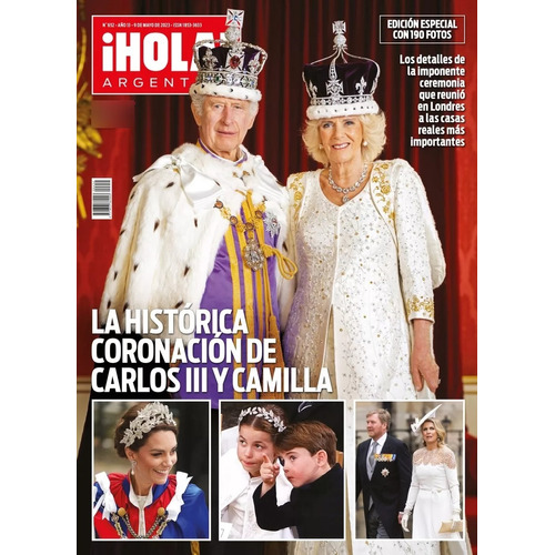 Revista Hola Argentina - Historica Coronacion De Carlos Iii