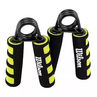 Ejercitadores De Mano Wilson Fitness Resistance Hand Grip Color Negro