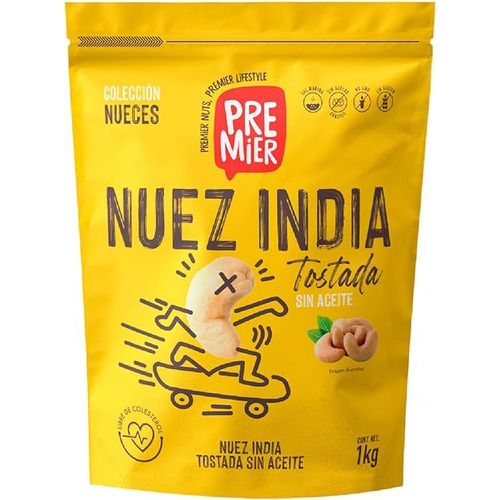 Nuez De La India Salada 1 Kg Nuez India Tostada Sin Aceite