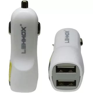 Carregador Veicular 3.1a 2 Usb Lehmox  Le-507funte