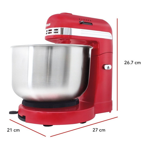 Rca Rc-799r Batidora De Pedestal De 5 Velocidades Cocina Ali Color Rojo