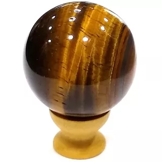 Bola Esfera Pedra Natural Olho De Tigre P Proteção 5cm 100g