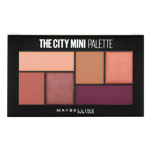 Paleta De Sombras The City Mini Blushed Avenue Maybelline Efecto Mate